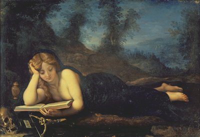 Mary Magdalene in the Desert by Alessandro Allori